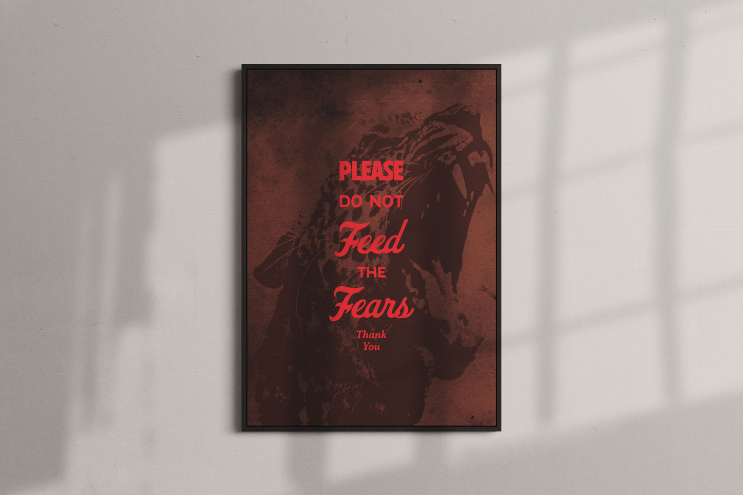 DON'T FEED FEAR (red)
