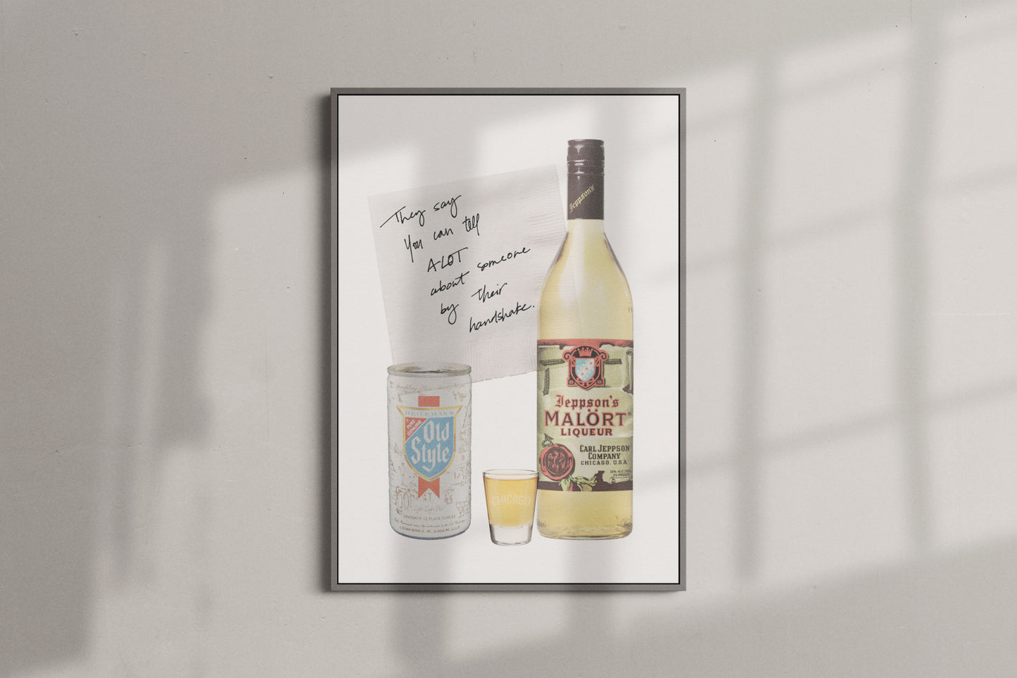 THE HANDSHAKE (white)