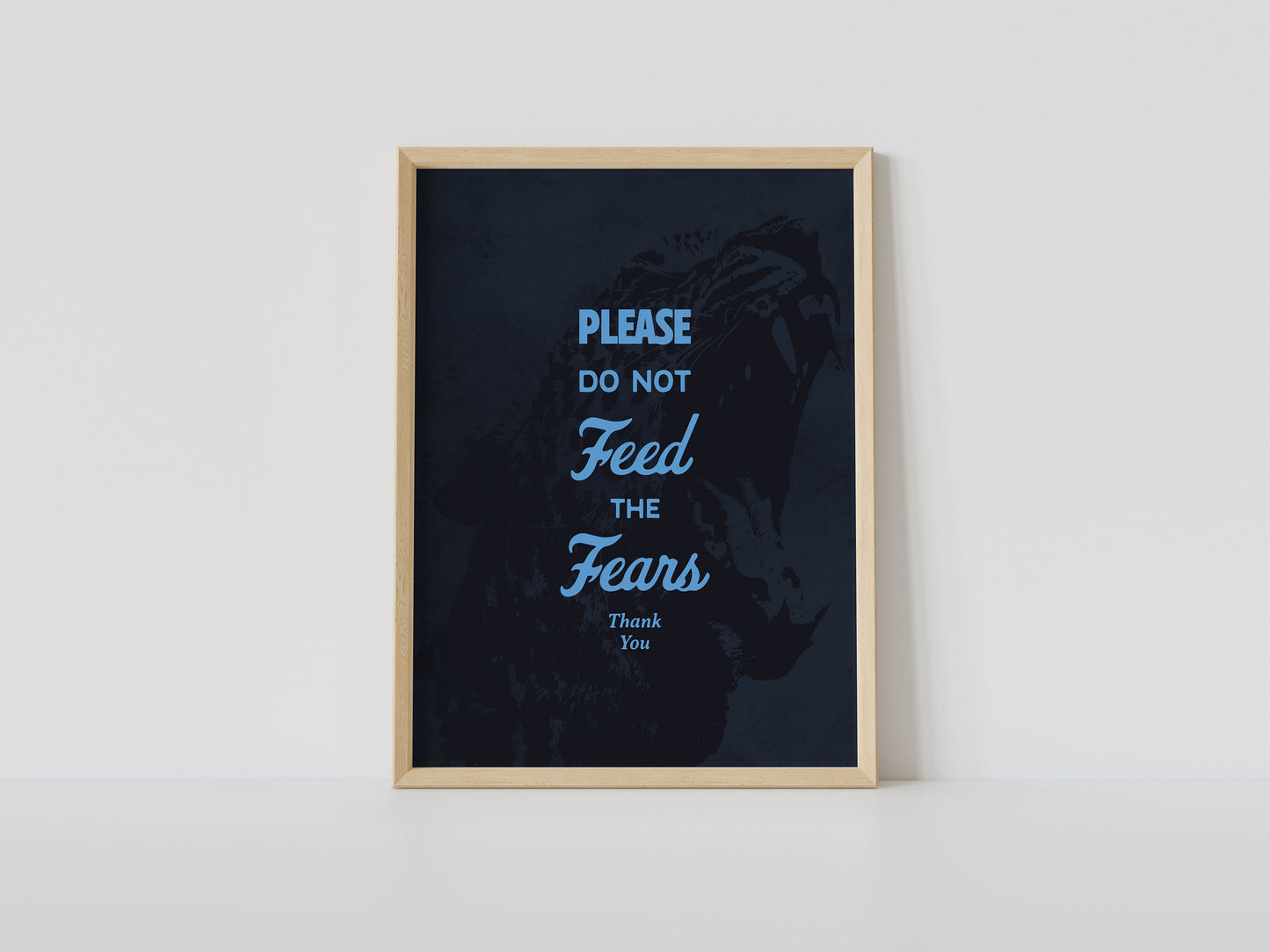 DON'T FEED FEAR (blue)