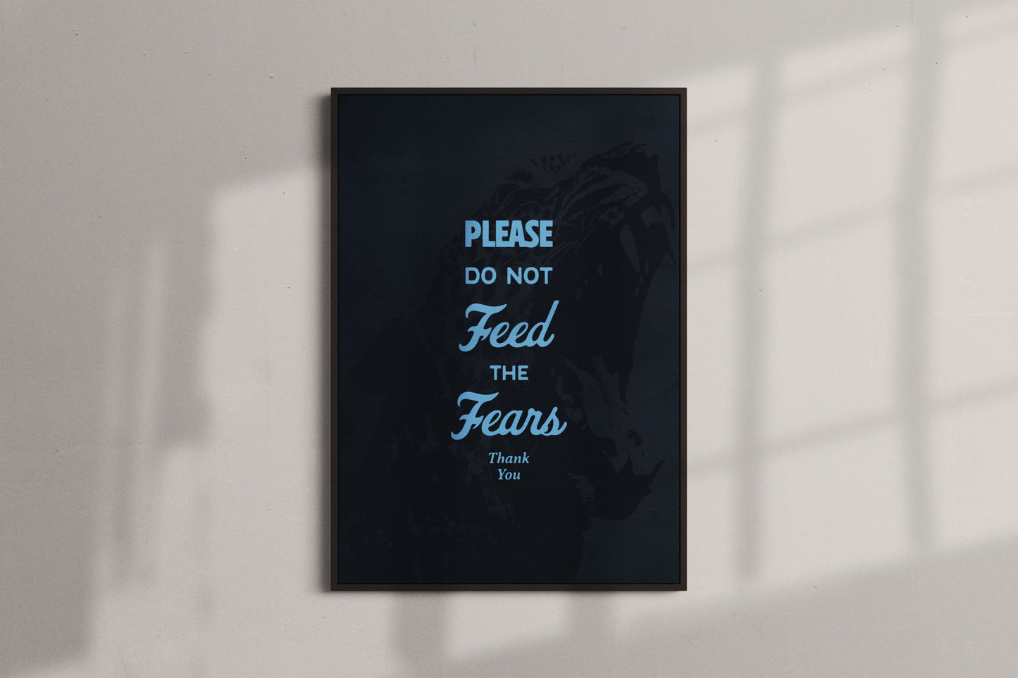 DON'T FEED FEAR (blue)